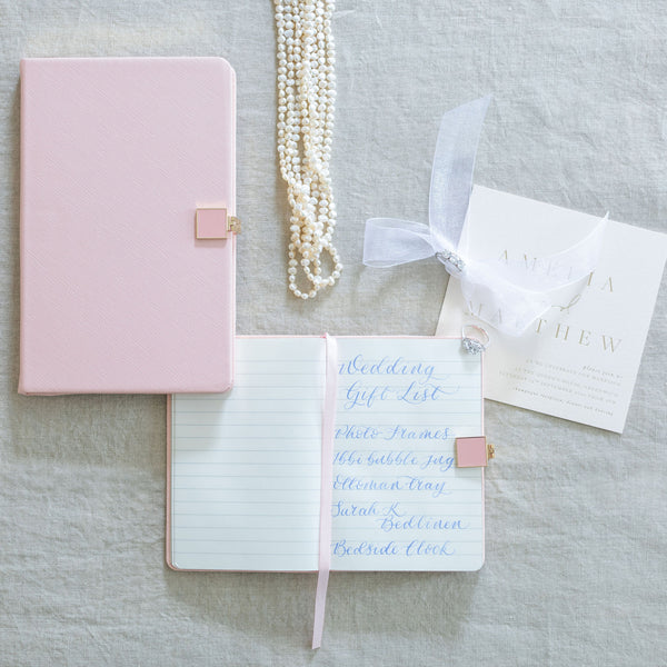 Addison Ross Pink & Gold A5 Notebook