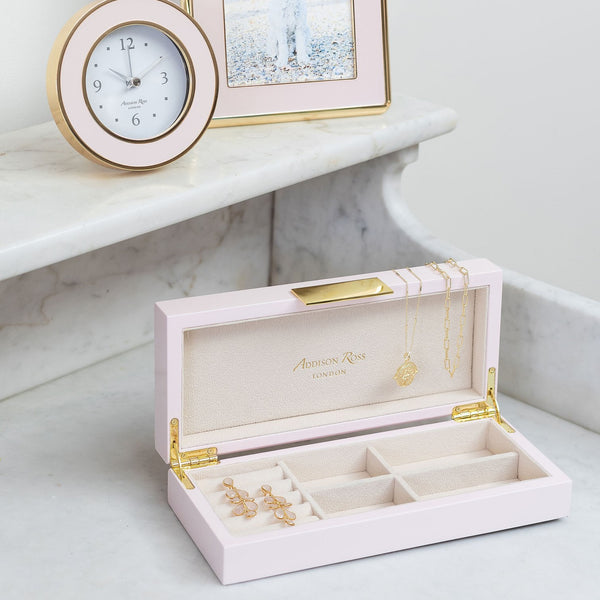 Addison Ross Pink Lacquer Box With Gold
