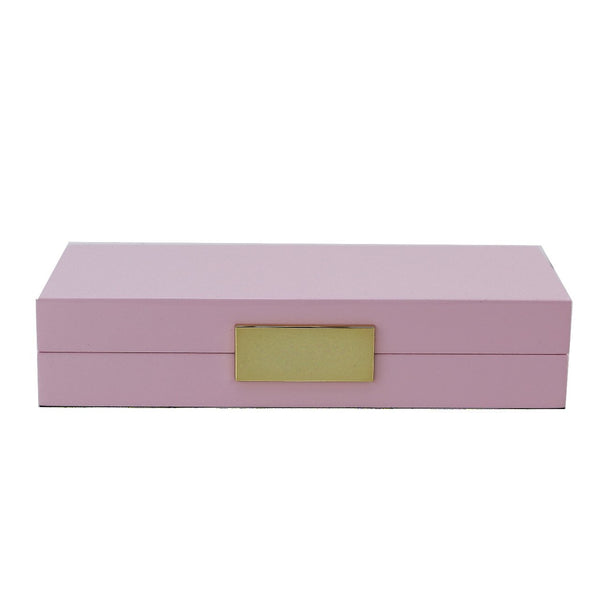 addison ross Pink Lacquer Box With Gold