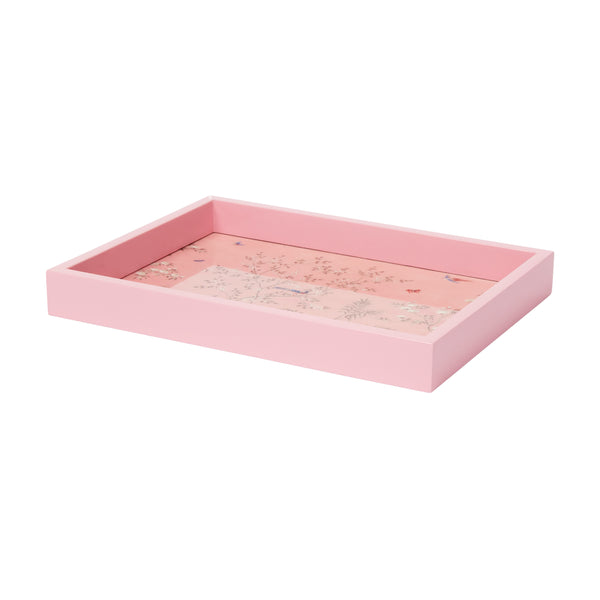 addison ross Pink Small Chinoiserie Tray