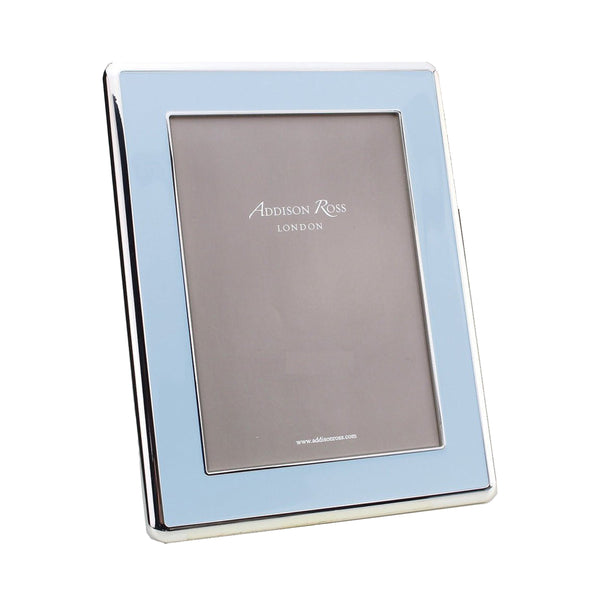 addison ross Powder Blue Enamel & Silver Curve Frame