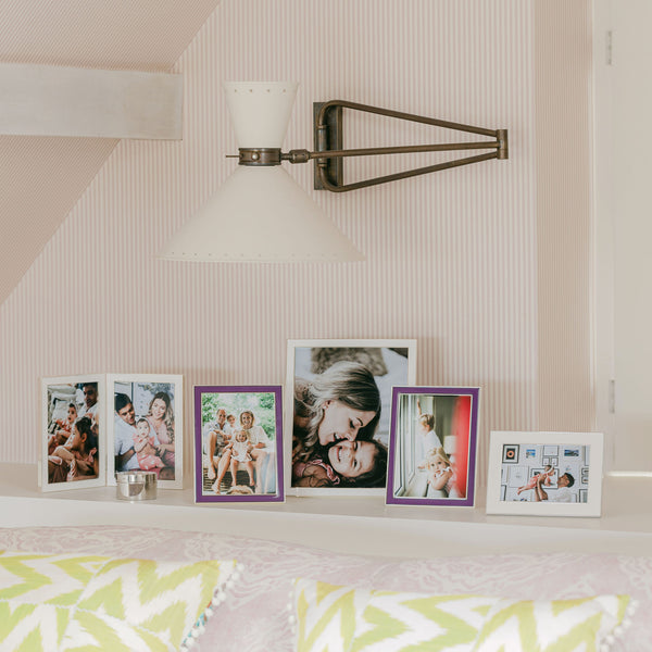 Addison Ross Purple Enamel & Silver Frame