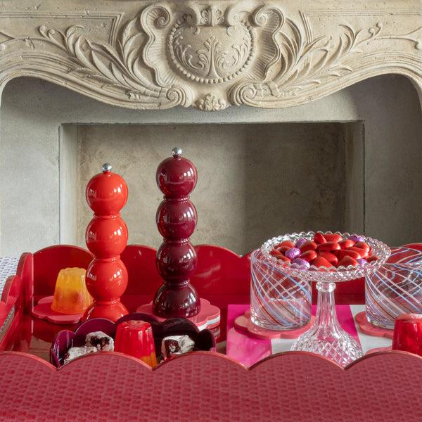 Addison Ross Red Bobbin Salt Or Pepper Mill