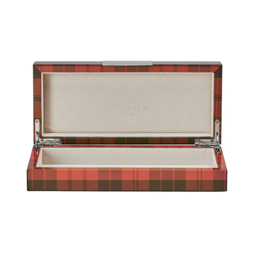 Addison Ross Ross Tartan Box With Silver