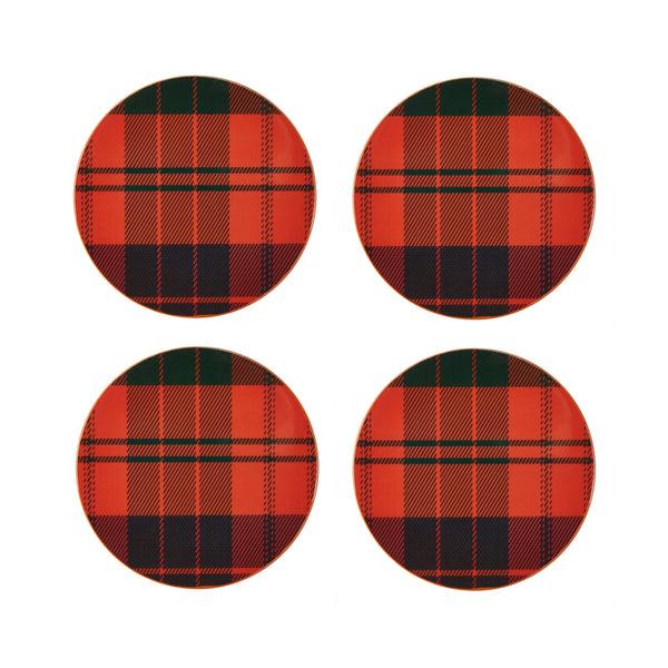 addison ross Ross Tartan Coasters- Set of 4