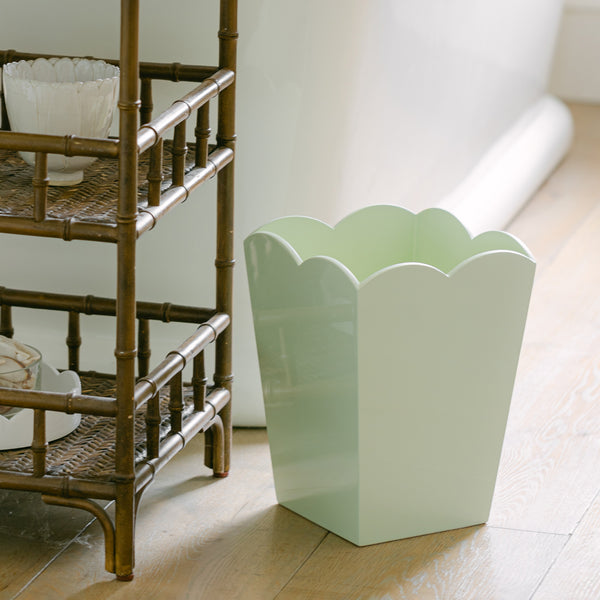 Addison Ross Scallop Bin Mint Green