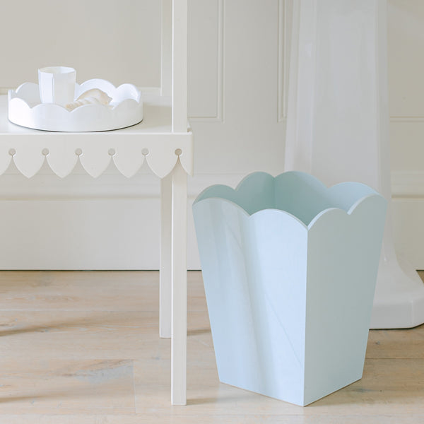 Addison Ross Scallop Bin Powder Blue