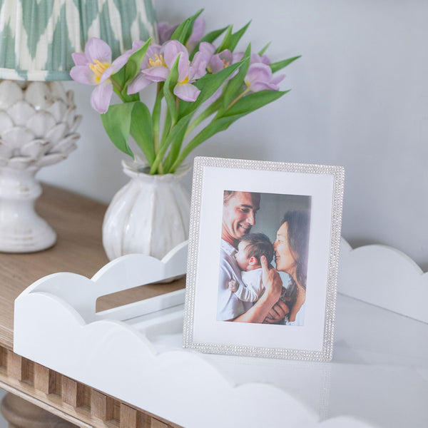 Addison Ross Silver Beatrice Diamante Frame