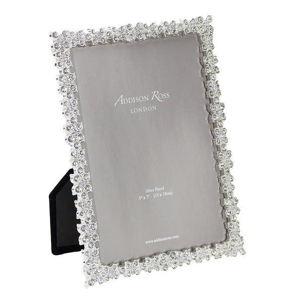 addison ross Silver Daisy Diamante Frame