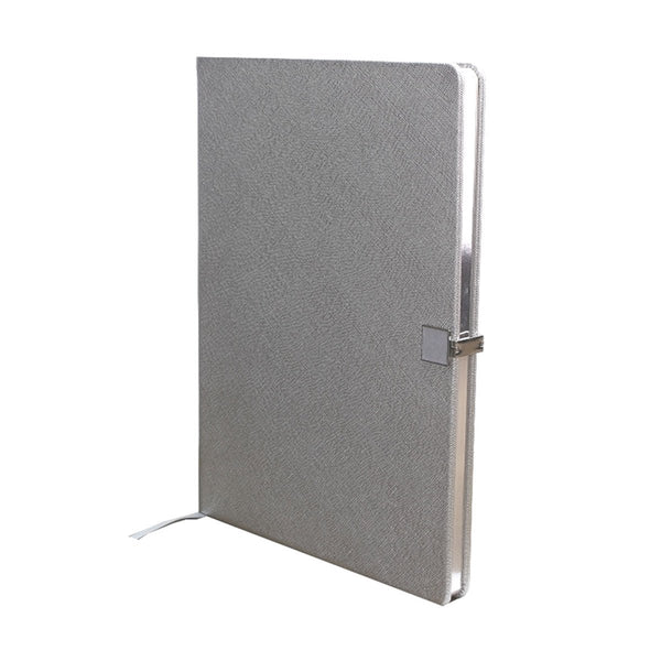 Addison Ross Silver & Silver A4 Notebook