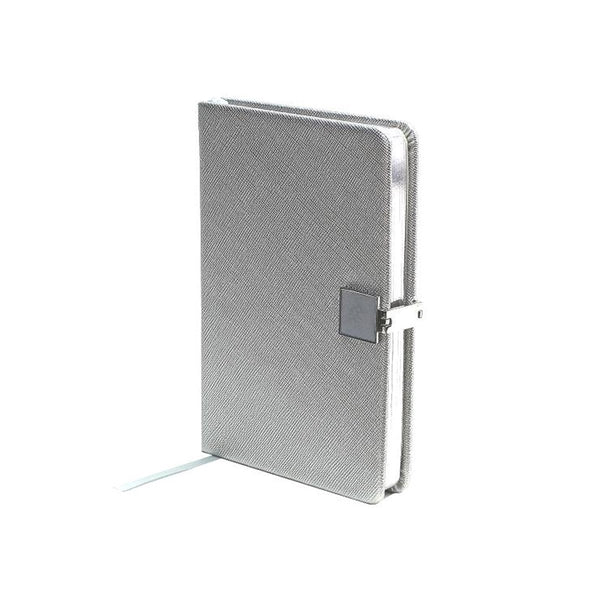 Addison Ross Silver & Silver A6 Notebook
