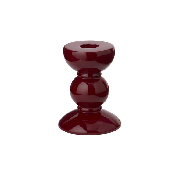 Addison Ross Small Cherry Bobbin Candlestick - 10cm