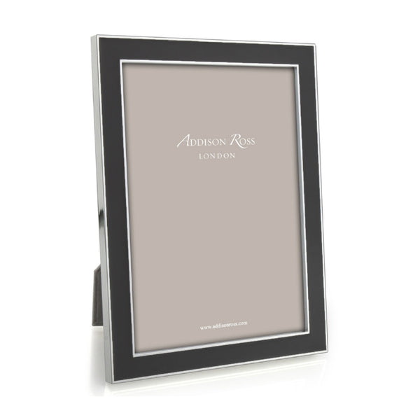 addison ross Taupe Enamel & Silver Frame