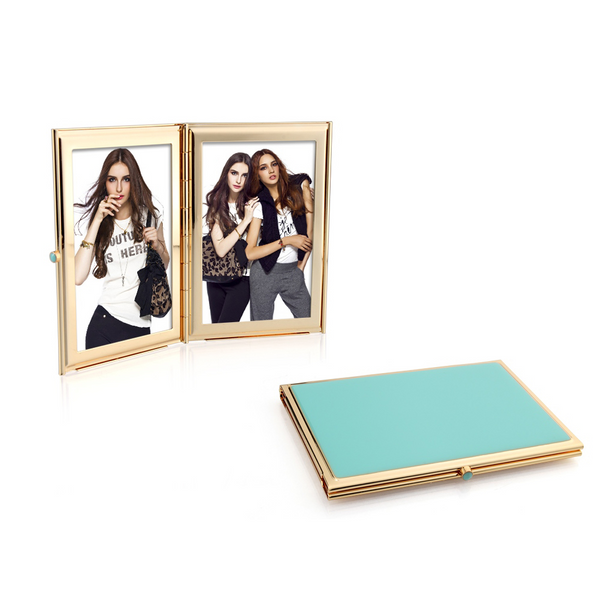 addison ross Turquoise Blue & Gold Travel Frame