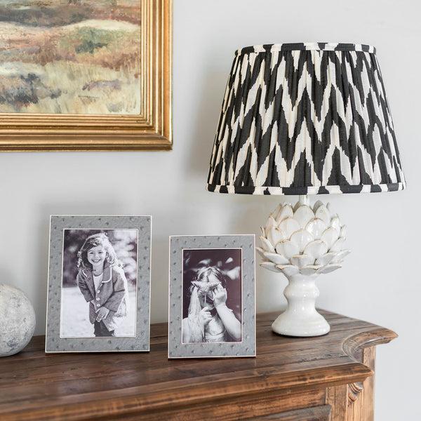 Addison Ross Urban Ostrich & Silver Frame