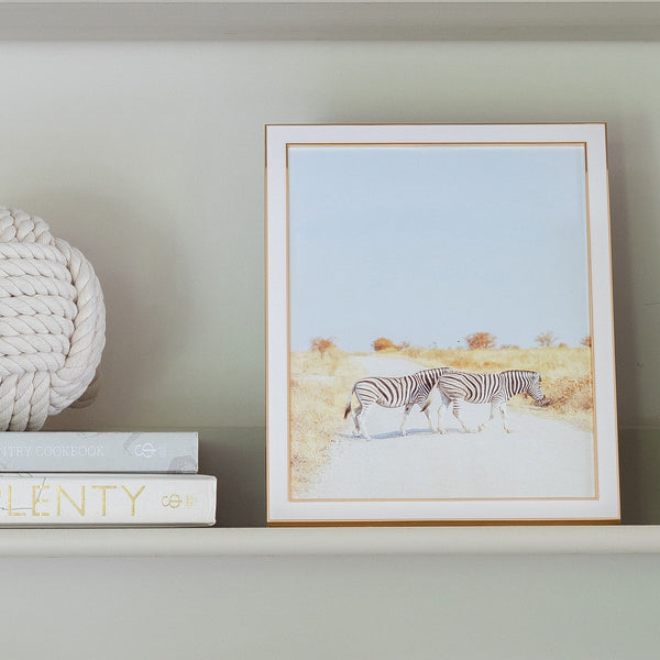 Addison Ross White Enamel & Gold Frame