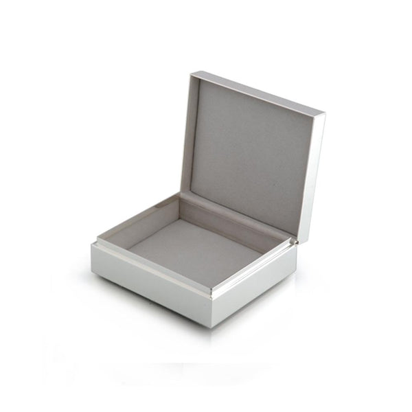 Addison Ross White Enamel & Silver Box