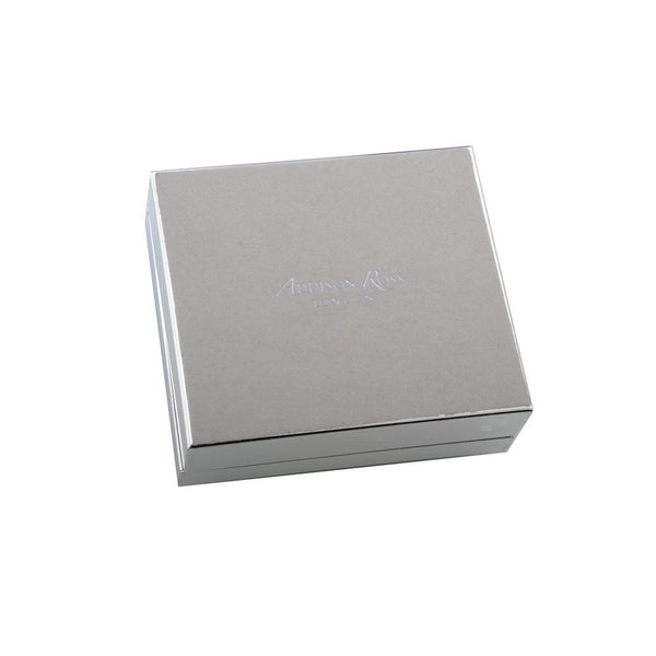 Addison Ross White Enamel & Silver Box