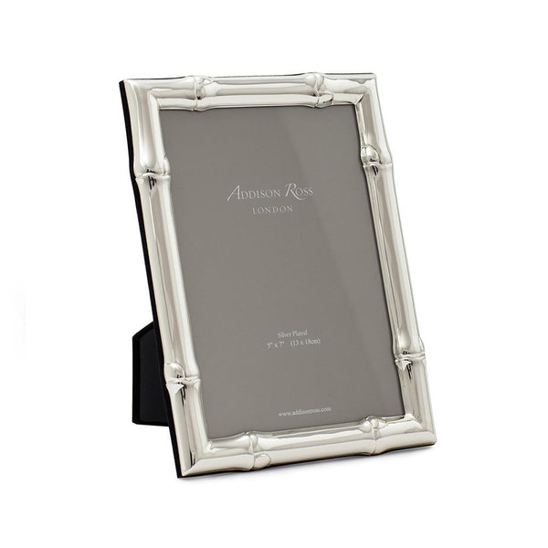 addison ross Wide Bamboo Silver Plated Photo Frame