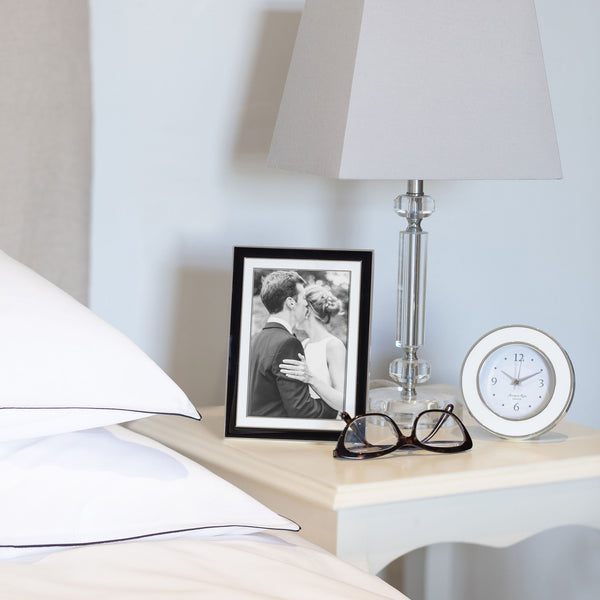 Addison Ross Wide Enamel Picture Frame: Black & White