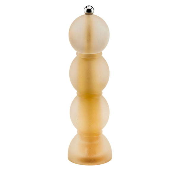 addison ross Amber Frosty Bobbin Salt or Pepper Mill