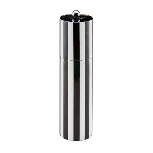 addison ross Black Striped Column Salt or Pepper Mill