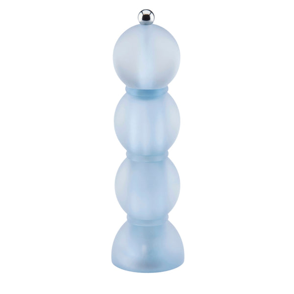addison ross Blue Frosty Bobbin Salt or Pepper Mill