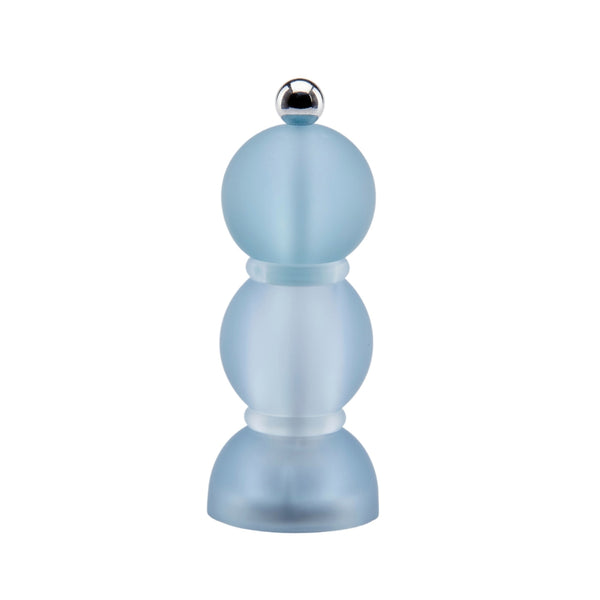addison ross Blue Frosty Mini Bob Salt or Pepper Mill