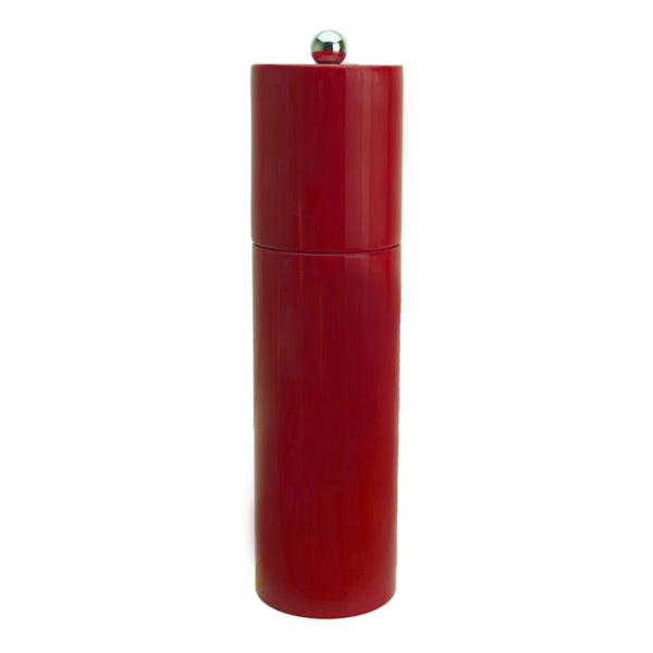 addison ross Burgundy Round Column Salt or Pepper Mill