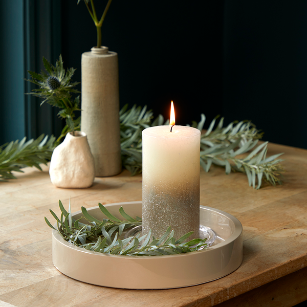 Addison Ross Cappuccino Straight Sided Small Round Tray