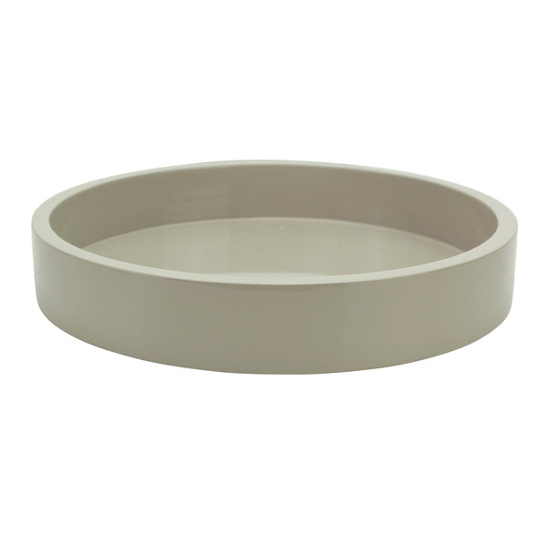 addison ross Cappuccino Straight Sided Small Round Tray