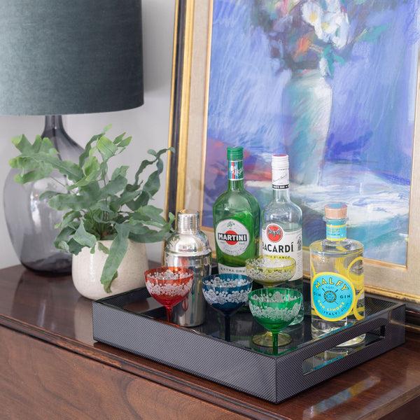 Addison Ross Carbon Fibre Medium Lacquered Serving Tray