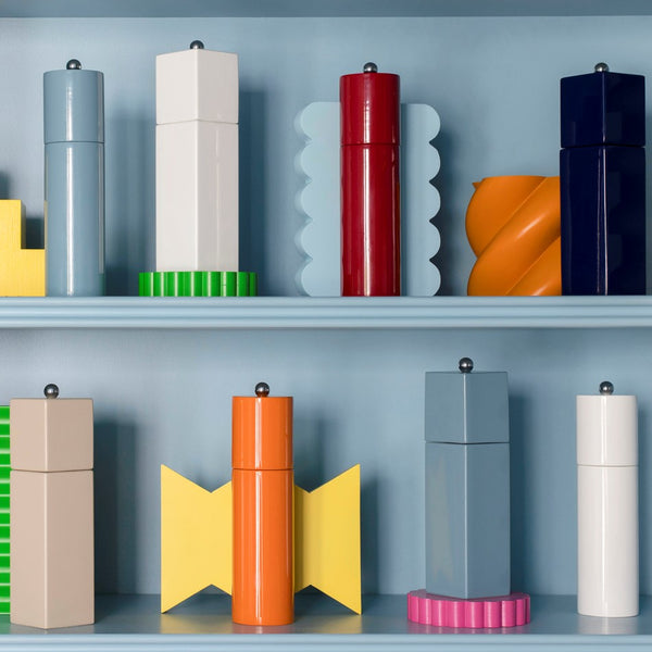 Addison Ross Chambray Square Pillar Salt Or Pepper Mill