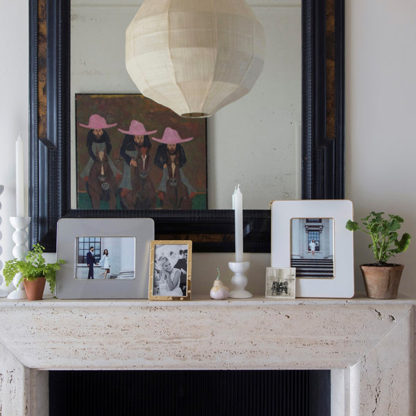 Addison Ross Chiffon & Gold Enamel Studio Photo Frame