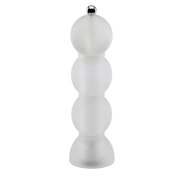 addison ross Clear Frosty Bobbin Salt or Pepper Mill