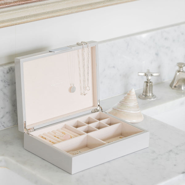 Addison Ross Large Chiffon Jewellery Box With Silver