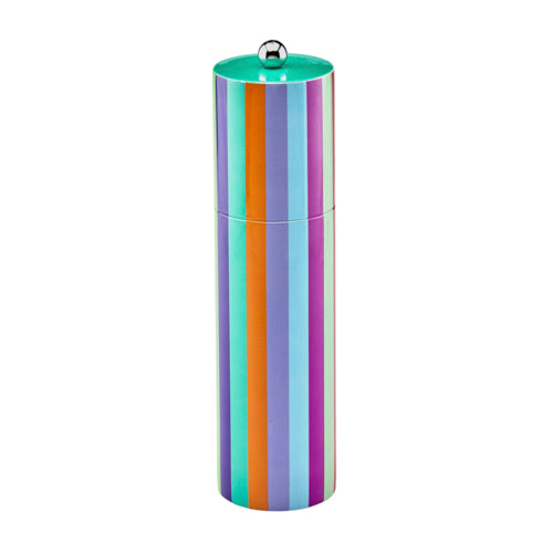 addison ross Multicoloured Striped Column Salt or Pepper Mill