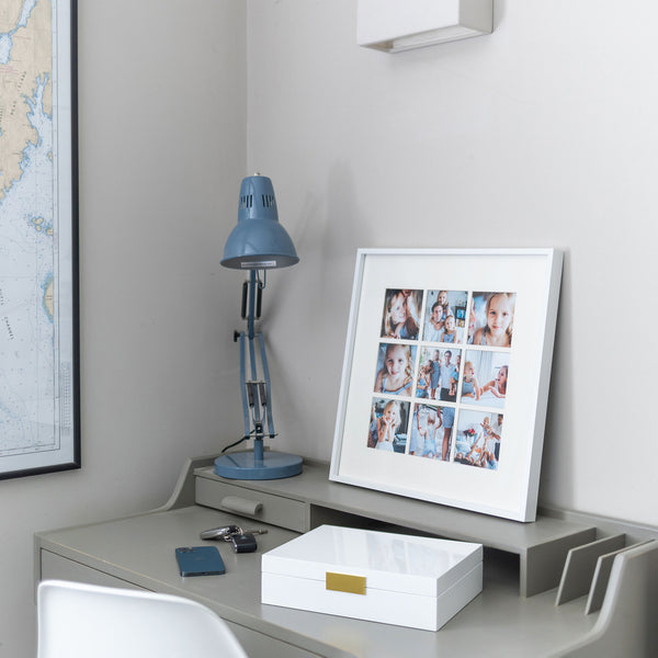 Addison Ross Nine Aperture White Wall Hanging Frame