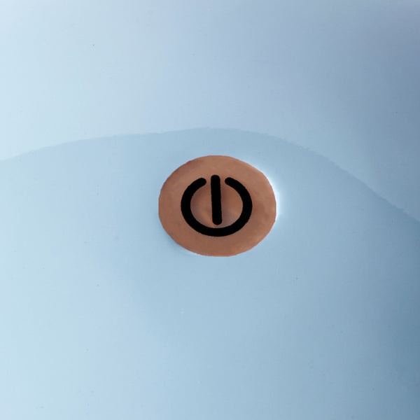 Addison Ross Pale Denim Lacquer Rechargeable Bobbin LED Lamp