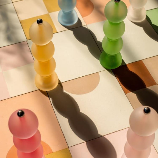 Addison Ross Pale Pink Frosty Bobbin Salt Or Pepper Mill