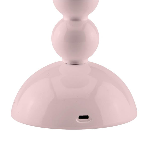 Addison Ross Pale Pink Lacquer Rechargeable Bobbin LED Lamp