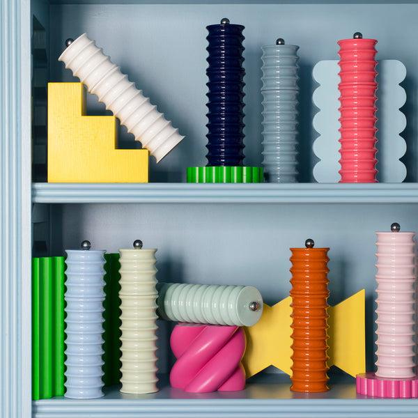 Addison Ross Periwinkle Twister Salt And Pepper Mill