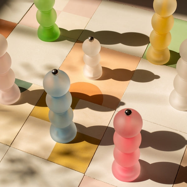 Addison Ross Pink Frosty Bobbin Salt Or Pepper Mill