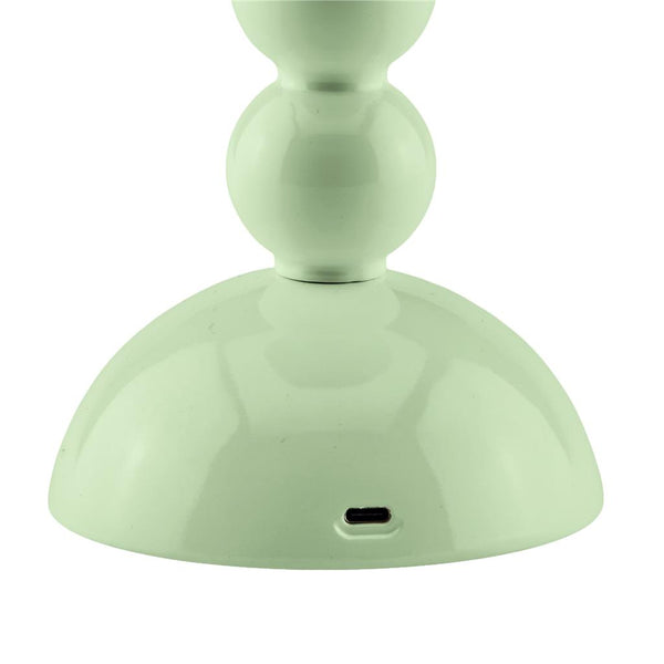 Addison Ross Sage Lacquer Rechargeable Bobbin LED Lamp
