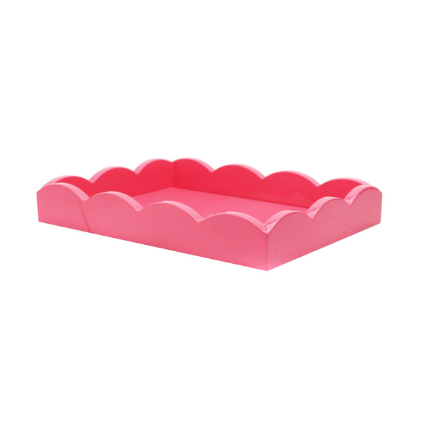 addison ross Small Watermelon Pink Scalloped Edge Tray