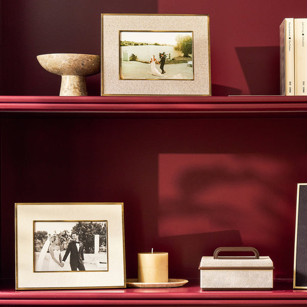 Addison Ross Sophie Paterson Photo Frame Oatmeal Herringbone 5 X 7"