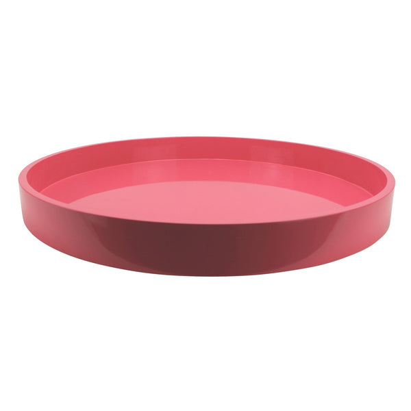 addison ross Watermelon Straight Sided Round Large Lacquered Tray