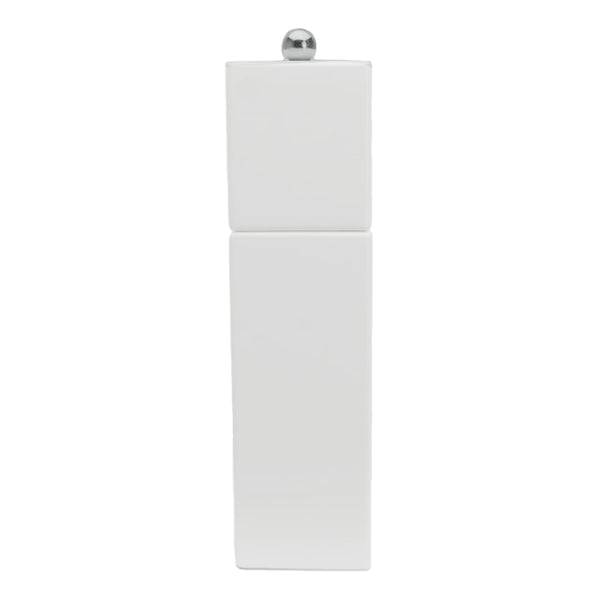 Addison Ross White Square Pillar Salt Or Pepper Mill