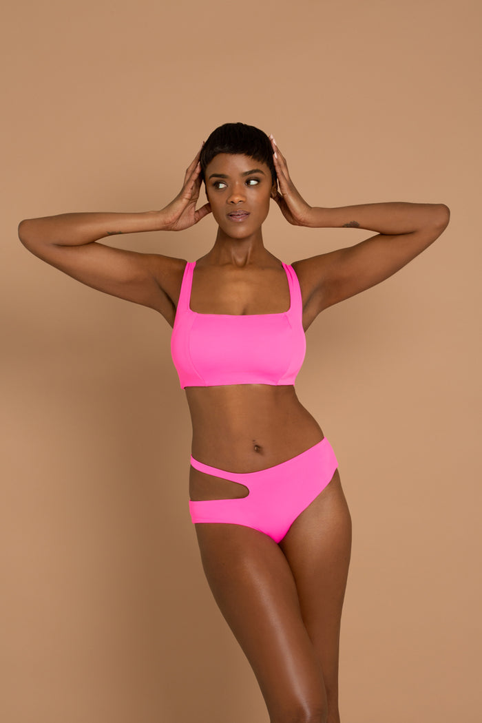 adina reay Antigua - Cut Out - Bikini Bottoms - Pink