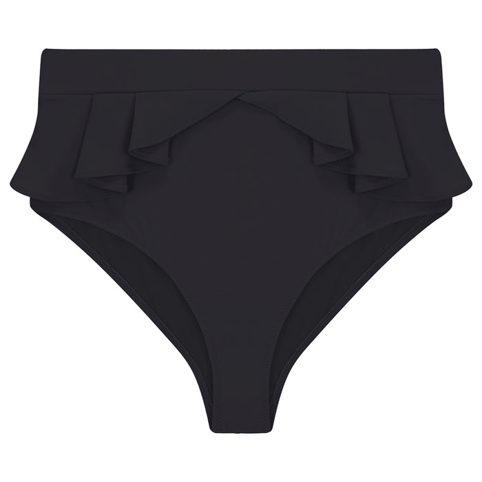 Adina Reay Antigua - Peplum High Waist - Bottoms - Black
